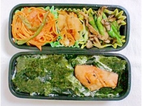 オヤジ弁当その１２（ナポリタン弁当）